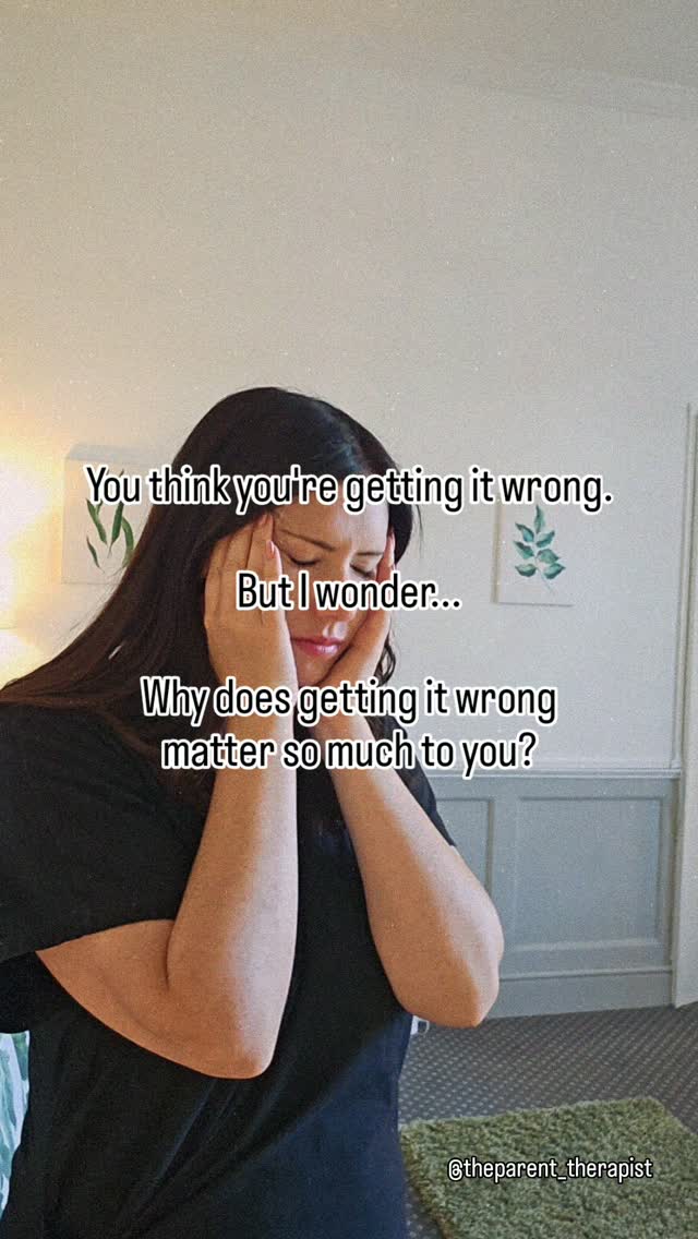 “I feel like I’m failing.”
When a parent says this to me, I'm interested in the failing.
But I'm also interested in something else.
Why does the possibility of failing matter so much to you?
Because usually, underneath all that self-criticism, there's something really important.
I want my children to feel safe with me.
I don't want them to experience some of the things I experienced.
I want to be patient.
I want them to know they're loved.
I want to get this right.
And then parenting happens.
You shout.
You lose your patience.
You don't respond in the way you wanted to.
And because being the parent you want to be matters so much, that moment doesn't just feel disappointing.
It can feel like evidence that you're failing at something incredibly important to you.
I'm not saying that caring means our behaviour doesn't matter.
Of course it matters.
But I wonder if, instead of only listening to the voice saying:
“Look how badly you're doing.”
we became curious about what that voice is actually protecting.
Because perhaps some of the pain you feel when you get it wrong tells us something about how deeply you want to get it right.
And I think that's worth noticing. ❤️