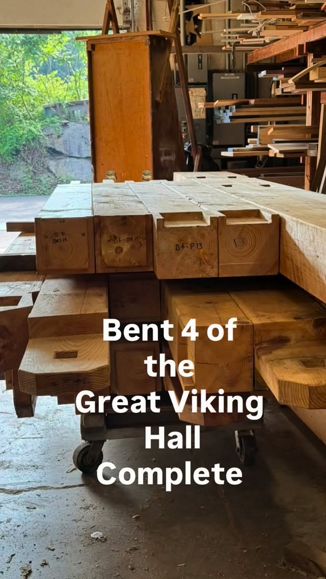 THE GREAT VIKING HALL IS RISING
Bent No. 4 of five is now being shaped for Odin’s Warrior Tribe’s Great Viking Hall.
The timbers are cut by hand, the joinery is taking form, and soon the five great bents will come together and the Hall will rise in Maryland.
The roof design is inspired by the timber architecture of the North, including the stave-church rooflines I photographed today in Oslo: steep pitch, wooden shingles, and the distinctive pointed treatment we will carry into our own Hall.
The basic Hall is funded. The shingle roof is not.
Now we need your help to put the roof over it.
Sponsor a shingle. Help complete the Hall. Help build a place where veterans, first responders, families, and the Tribe will gather around the hearth for generations.
Learn more:
OWTVikingVeteranSupport.com
Donate:
OWTVikingVeteranSupport.com/donate
The timbers are ready. The Hall is rising. Help us finish the roof.
— The Chieftain
Odin’s Warrior Tribe