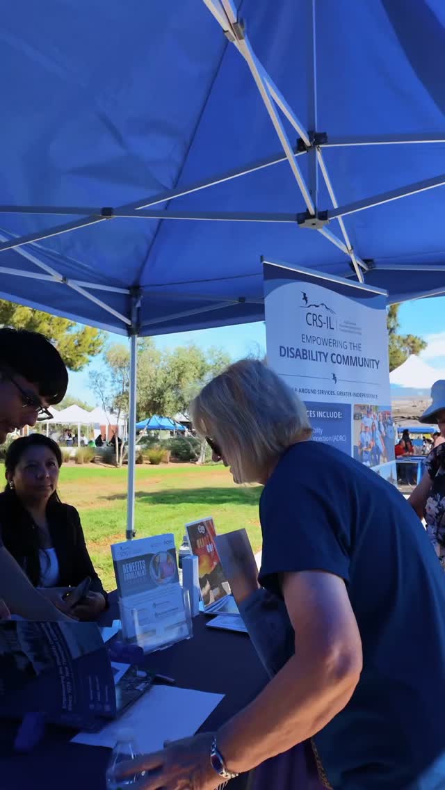 So much energy at @replindasanchez's 20th Annual Senior Resource Fair yesterday @cerritoscollege, we were spreading the word about independent living centers and how we serve older adults and people with disabilities.
Thank you @replindasanchez for having us! š
#CRSILintheCommunity