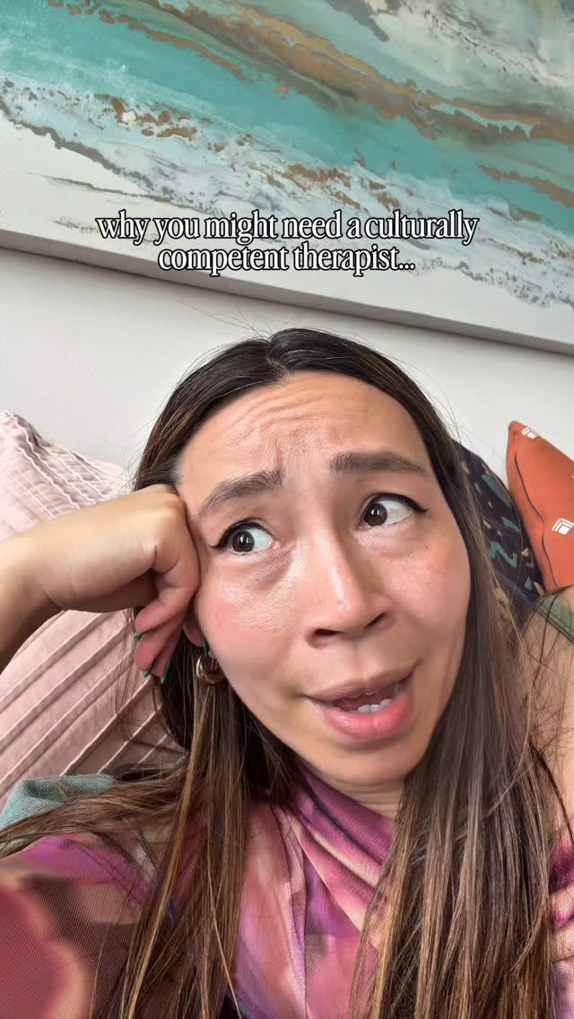 Cultural context matters SO much in therapy.
As a culturally responsive therapist, I’ve seen how easily culture can get flattened or overlooked in the therapy room. We often put a lot of weight on Western ideas about independence, communication, boundaries, and healing, which can make culturally shaped expressions of care, responsibility, family, and connection look unhealthy when they may simply be different.
Working with a culturally responsive therapist can help you sort through what actually belongs to you, what comes from your family or culture, and what you may have been taught to see as a problem when it was really just misunderstood.
The goal isn’t to pathologize your culture or romanticize it. It’s to understand yourself with more context, so you can make choices about how you want to relate to yourself and the people you love.
#culturallyresponsivecare #asiantherapist #healing #therapy #westernpsychology
