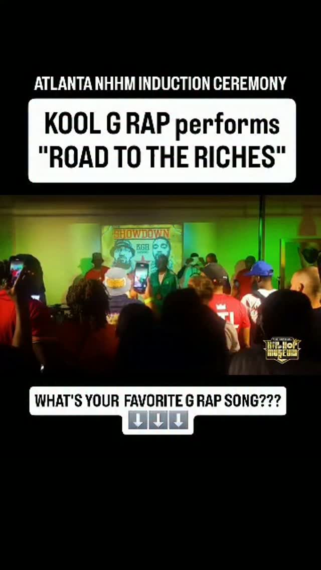 🔥Live on stage @kgrfilms with @theofficialmcshan This was one of the dopest moments from the Atlanta 2022 NHHM INDUCTION CEREMONY!
❓️WHAT'S YOUR FAVORITE KGR SONG??⬇️
🤓Founder @djboom_lv
🎤Executive Director @mastergeesugarhill
💪🏾Executive VP @djquicksilva
🎙Historian @jayquan.hiphop.historian
🎧Music Director @dj_rbi
📽Director @wvision.co and @nicklight01
🖼Resident Artist @sceneism7art
🧢Fashion Director @trueheadzclothing
🎂Fabricators @espazino @alwowcreations
🏅Fabricator @buckeydavis
🏛Chief Curator @anotherredsummer
💻Digital Director @iamclbonline
🎭Ambassadors @hiphoptrooper
@theblingkingz
🎨Creative Director @ajkatzart
🎁Retail Director @ericaparm
🎥Videographer @birthofhiphop
🚘Transportation Director @mnmmmark
🎼Archival & Talent Director @geechiedanofficial