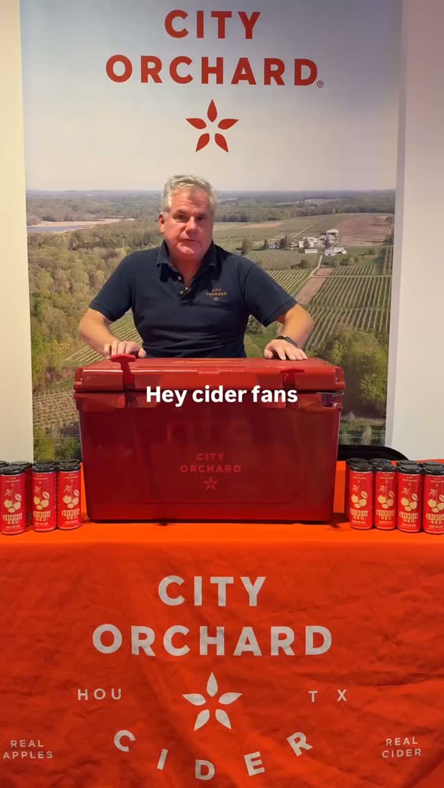 The cooler has a new owner. 🎉
We've had a lot of fun celebrating Cherry Red all summer, and it comes down to this. Matthew S., you're our winner! The custom RTIC cooler and the $500 gift card are yours. Check your email.
Thanks to everyone who entered. For everyone else: come by the taproom Friday through Sunday for 15% off all cider to go because we believe in consolation prizes!