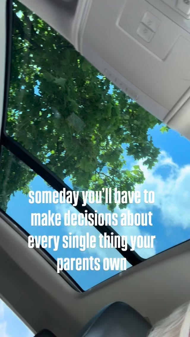 so why not do it now?
________
#adultchildren #agingparents #swedishdeathcleaning #downsizing #declutteredlife