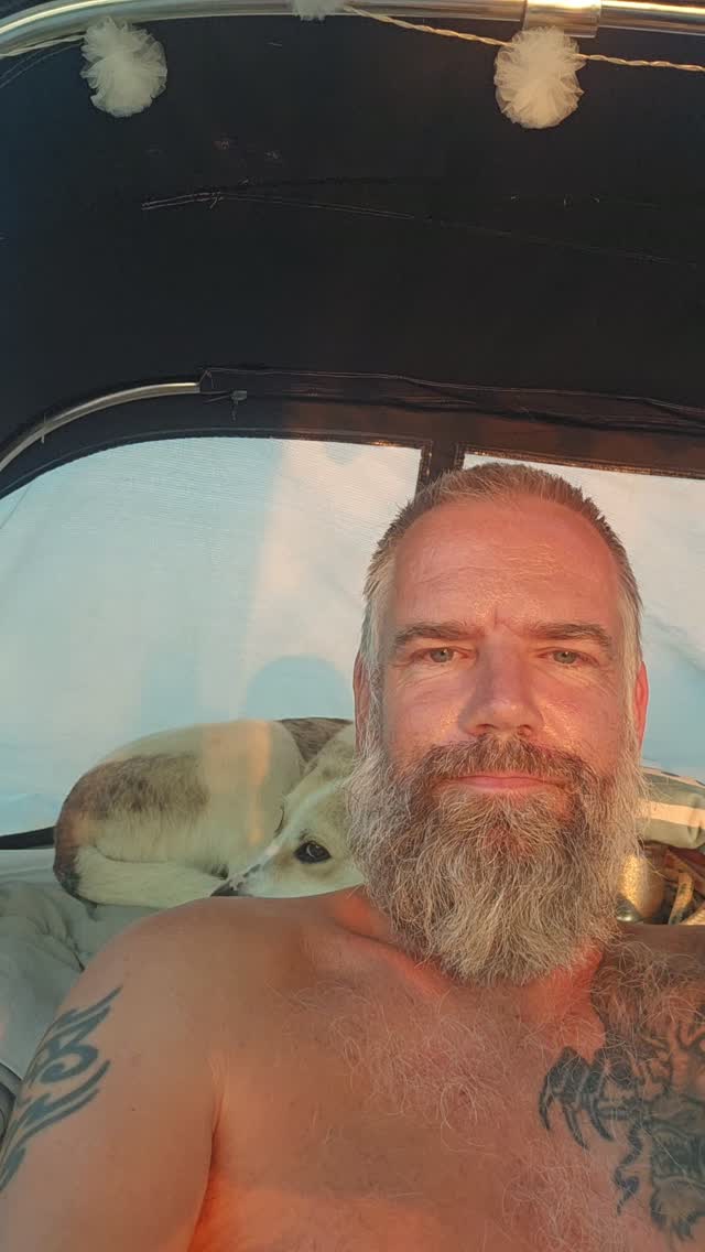 this is how I start my mornings #sunrise #boatlife #sailinglife