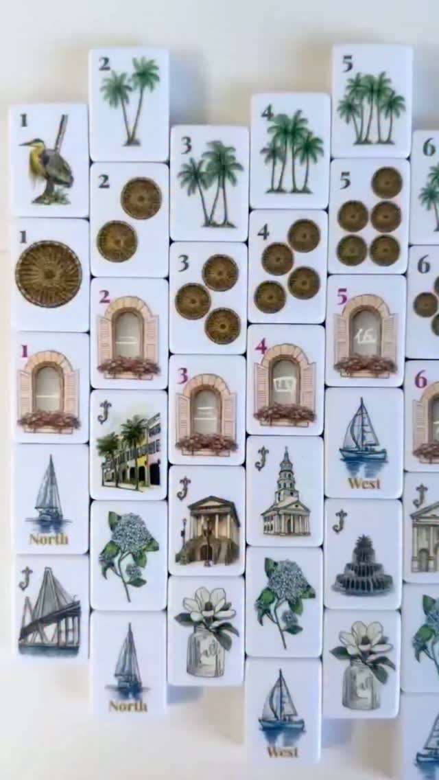 Charleston Charm is almost ready… and she sure is pretty. 💙✨
Watercolor & pen original art with all the little details that make Charleston so charming—from iconic architecture and palms to hydrangeas, sailboats, and Southern touches.
A little Charleston. A lot of charm. And almost ready to make her debut. 🀄️
#CharlestonCharm #Mahjong #MahjongTiles #CharlestonSC #AmericanMahjong