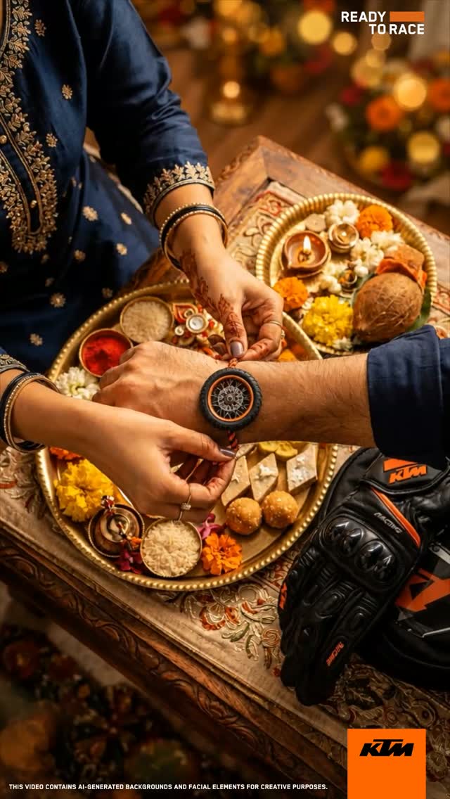 Tying the thread, twisting the throttle. Some bonds don't just keep you grounded, they propel you forward. Here’s to the ones who always have your back on every twist and turn.
Happy Raksha Bandhan!
#Rakshabandhan #FromThreadToThrottle #KTMIndia #ReadyToRace