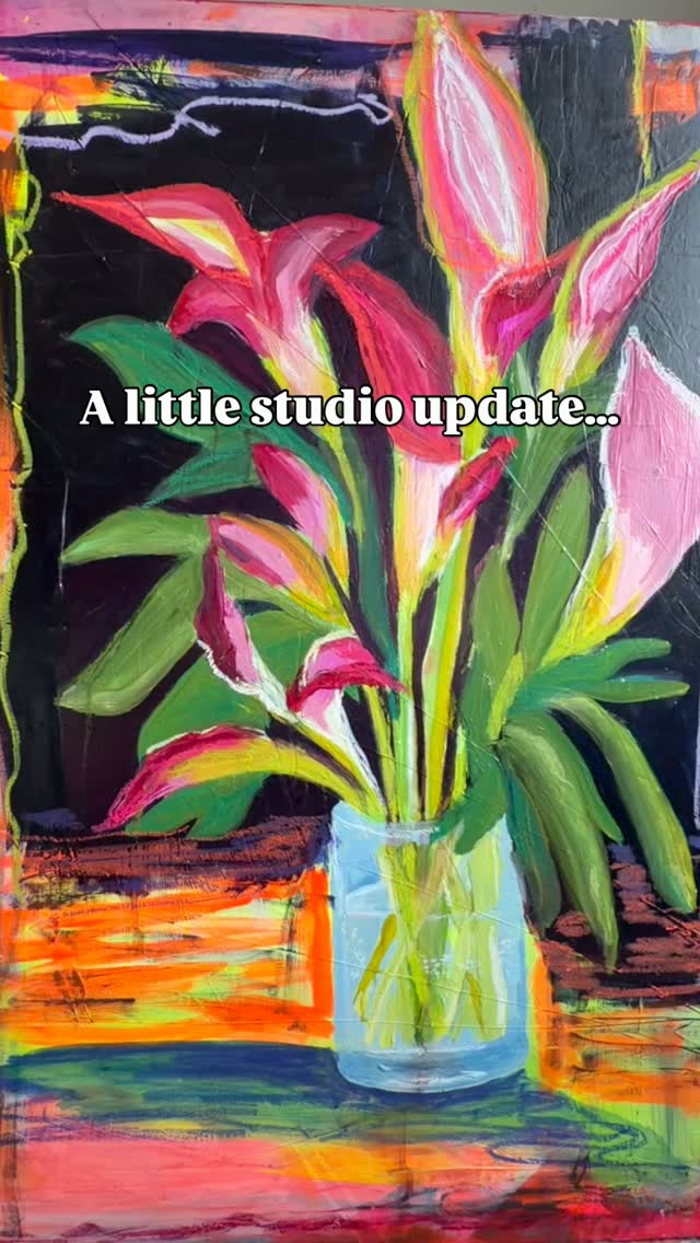 It drives me batty when I feel this way. It’s easy to just avoid my studio or my sketchbooks. But I know the best medicine for me is to paint thru it. I am finishing up a few things that have been hanging around and trying to stay loose. I know that giving myself the grace to feel shitty about my work is ok. But I also know I need to keep painting to get to the other side.
How do you deal with painter’s block?
#womenartists #floralart #artistsoninstagram #artistblock