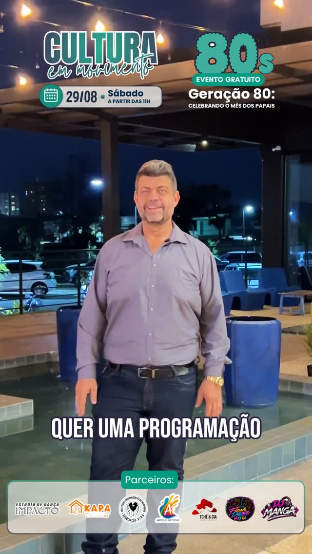 Quer uma programação diferente para curtir o sábado com toda a família? 💚
Neste sábado, dia 29, tem mais uma edição do Cultura em Movimento no Guaçu Mall!
Uma programação gratuita com música, dança, recreação para as crianças e muita diversão para todas as idades. 🎶💃
@azulviagensmogiguacu
@mandore.bolsas
@sossuplementosfitness
@skyfitguacumall
@maravilhasdolarmogiguacu
@sakacelulares
@massasdaceciliaoficial
@fabrispumaoficial
@carnesmantiqueiramogi
@eletrica_area
@dubelatomogiguacu
@rest.carnesmantiqueiramogi
@marcenaria.loft
@carmonigourmet
@seucostela.mogiguacu
@bortoluccibarbearia
🚩Av Padre Jaime, 1.800 - Vila Ricci, Mogi Guaçu - SP
#compras #mogiguaçu #comprasmogiguaçu #comprasmogimirim
MRC BRASIL MARKETING