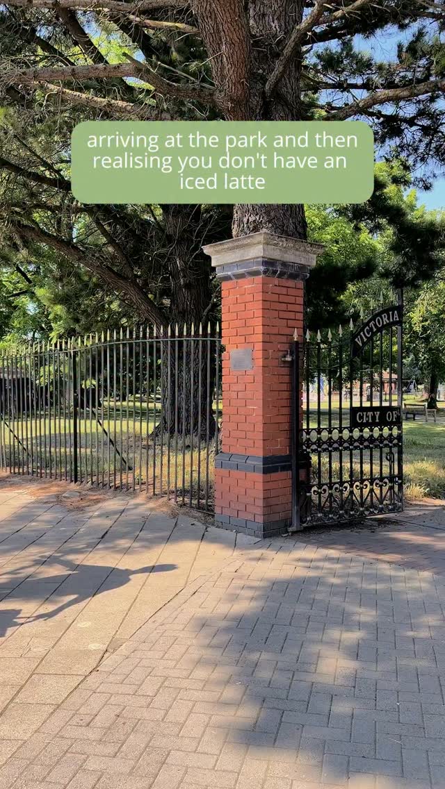 Arriving at the park and realising you don’t have an iced latte? Problem solved 🙃🥤
#icedlatte #letthemseecake