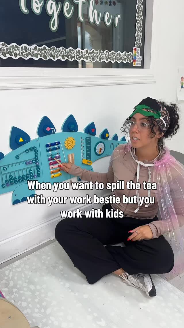 The tea is HOT but the clients are within earshot. 😭☕️
When you and your work bestie have to save the debrief for later because little ears hear everything. 😂
Tag your work bestie who always knows the tea 👀👇
#ABALife #RBTLife #BCBALife #ABAHumor #WorkBestie BehaviorAnalysis