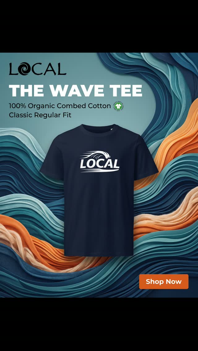 Our 100% organic cotton Racer Wave tee offers durable, eco-friendly comfort for every adventure.
.
.
https://www.localclothes.com/product-page/unisex-organic-mid-light-t-shirt
#LocalClothes #localclothing #local #surf #surfwear #surfgear #skate #clothing #apparel #style #trendy #localbrand