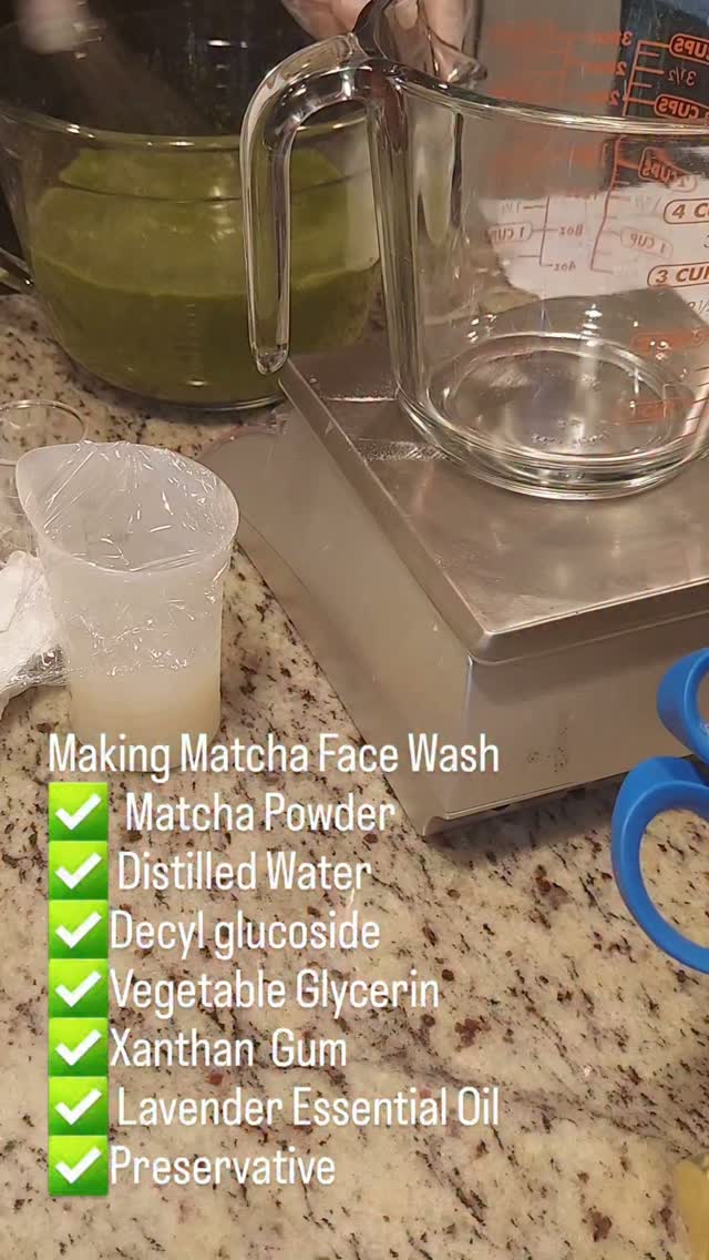 A little behind the scenes of making our Matcha Face Wash 🌿✨
Every batch is mixed, pH tested, and bottled by hand — because what goes on your skin deserves just as much attention as what goes into the formula.
Made in small batches with thoughtfully selected ingredients to gently cleanse without leaving your skin feeling stripped or tight.
From mixing ➝ pH testing ➝ filling each bottle… this is what handcrafted skincare looks like. 💚
Cleanse. Refresh. Glow naturally.
✨ Shop the Matcha Face Wash at The Smel Gud Shop.
#TheSmelGudShop #MatchaFaceWash #SmallBatchSkincare #HandcraftedSkincare #MatchaSkincare