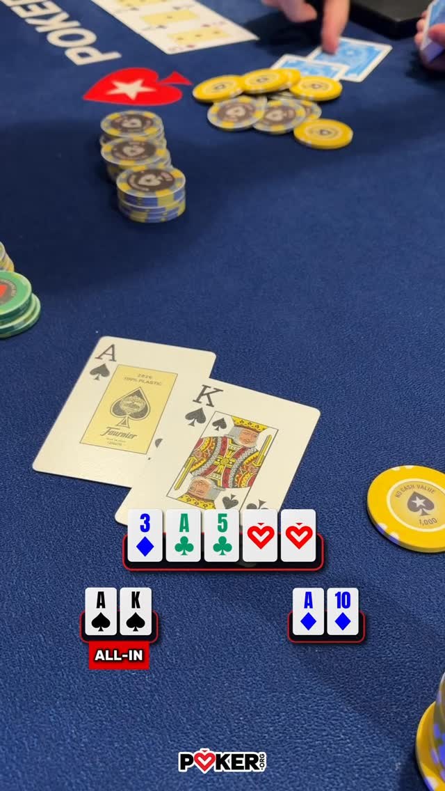 Final 2 tables and you play the “I’M A GOOD PERSON” card 😬♠️🤞🏽
📍 @pokerstars EPT Barcelona