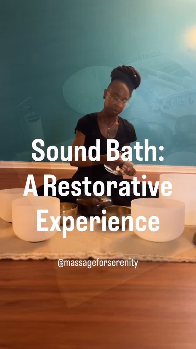 Hi everyone! Today’s sound bath experience is full!
.
Please join us for our next sound bath on Sunday September 27th at 6:30pm. Advanced online sign up is required. Visit our website to sign up! @massageforserenity
.
.
.
www.massageforserenity.com/yoga
.
.
.
#soundbath #soundbathmeditation #soundbathhealing #soundhealing #fyp