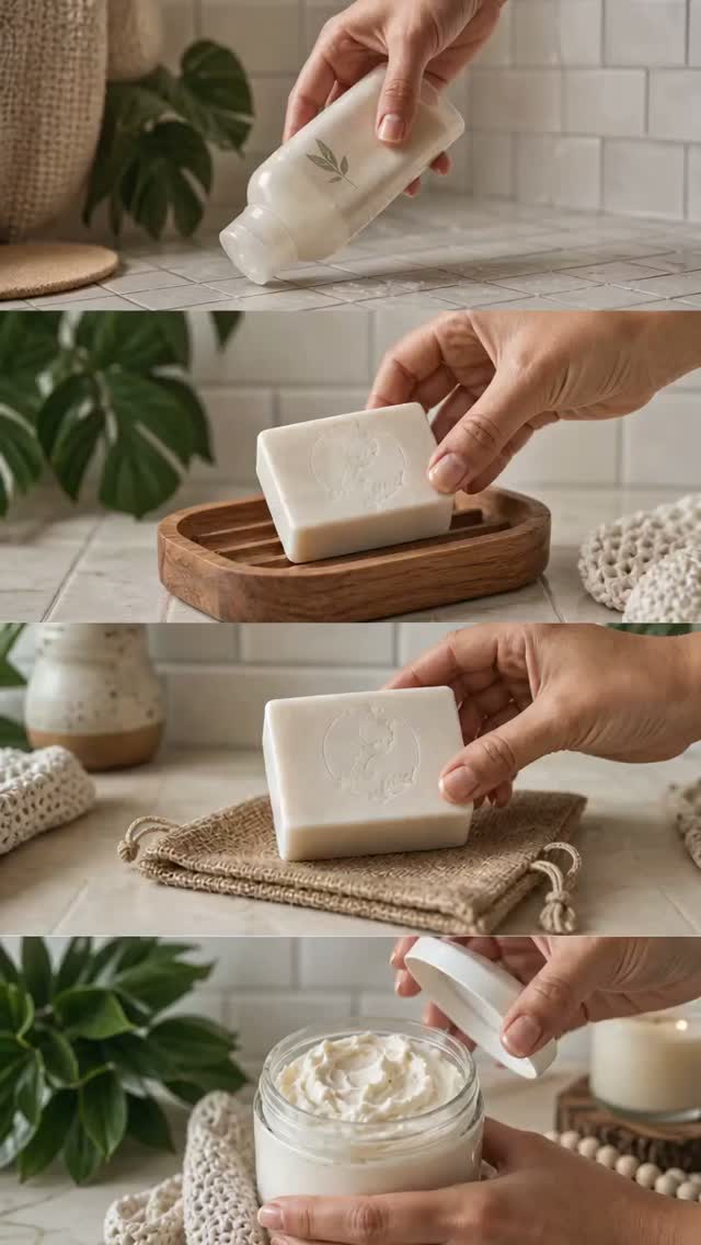Your shower does not need toxic ingredients. It needs plants. Small swaps, big difference — from bottles to bars, from tubes to jars. Made with organic ingredients, recyclable, BPA-free plastic, and a whole lot of care.