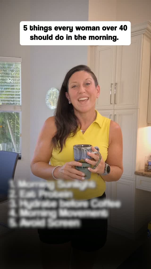 Comment MORNING for the full guide.
Five things, every morning, that make a body in perimenopause and menopause feel like itself again.
None of them cost money. Most of them take under ten minutes.
Hey if we haven't met, I'm Jill! I coach women 40+ in perimenopause and menopause who are tired of restrictive diets and workouts built for 25-year-olds. I've helped 500+ women lose weight, build strength, and feel like themselves again — without cutting carbs, wine, or family dinners.
I built my coaching program after watching the fitness industry fail women over 40 for decades. My method is simple: strength training built for your body now, enough protein to protect the muscle you're losing, and real food that fits your actual life.
If you want to stop guessing and start seeing real changes — book a free 30-min game plan call with me. 30 minutes, just me, no pitch. Comment CALL and I'll send you the link. Or book directly through the link in my bio.