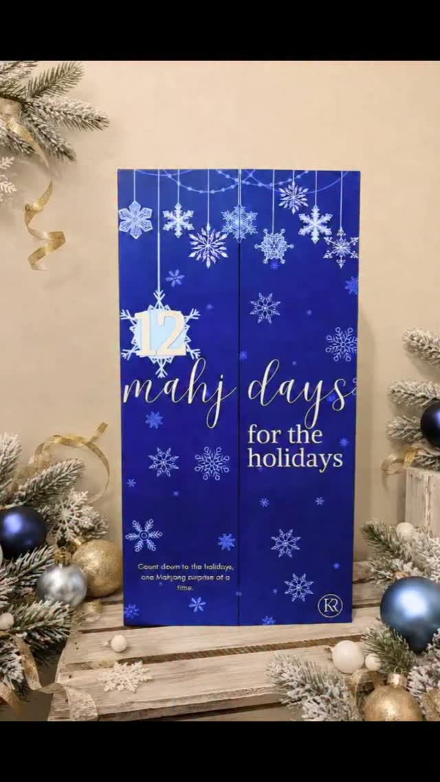The reveal ❄️
It isn’t a mahjong set—but it was created for the person who can never have too much mahjong.
Inside are 12 individually selected surprises designed to bring a little more mahjong magic to the holiday season.
Get ready to reserve your box Friday! 🎁 #mahjong #mahjongtiles #mahj #kimberlyrobertsstudio #holidaygifts