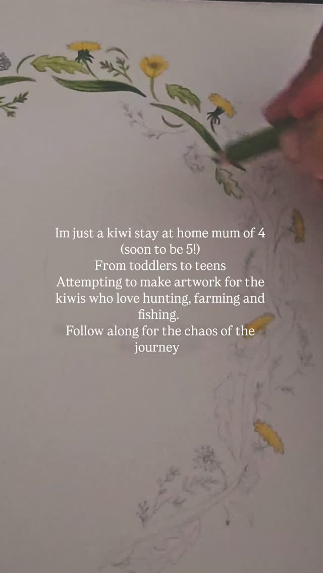 We live rural, out in the sticks, not crazy far, but far enough🤭 While hubby works making big rock into small rock, I stay home on our wee farm, keep the kids alive, and try create some artworks that fellow kiwis can relate to ❤️
Follow along for the chaos 🫠
.
.
.
.
#nzmums #ruralnz #farmingmumsnz #kiwikids #growingupkiwi