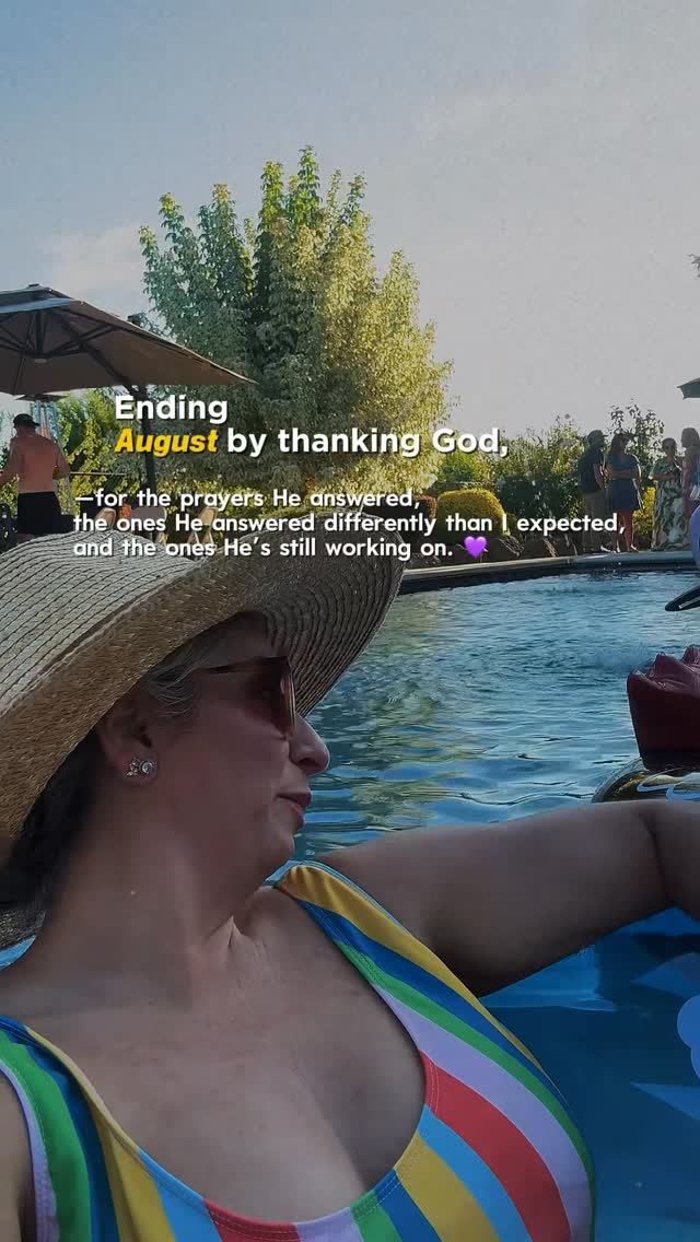 Ending August with a very full heart. 🤍
God, thank You for the prayers You answered, the ones You answered differently than I expected, and the ones I’m still trusting You with.
Thank You for family. For friends. For another birthday. For 40 years of life. For 17 years of marriage. For celebrations, unexpected moments, laughter, conversations, new memories, and the people who make this life so sweet.
August gave me so much to be grateful for. And even in the things I’m still waiting on, I can look around and see evidence of God’s goodness everywhere.
I don’t want to be so focused on what I’m praying for next that I forget to thank God for what I’m living in right now.
So before I ask September for anything…
Thank You, God, for August. 💜
#Gratitude #ThankYouGod #Blessed #Family #faith