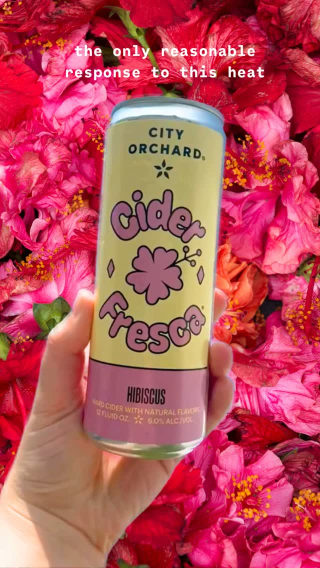 The forecast said stay hydrated. We heard Cider Fresca. ☀️🧊
Cold, crisp and made for days like this.