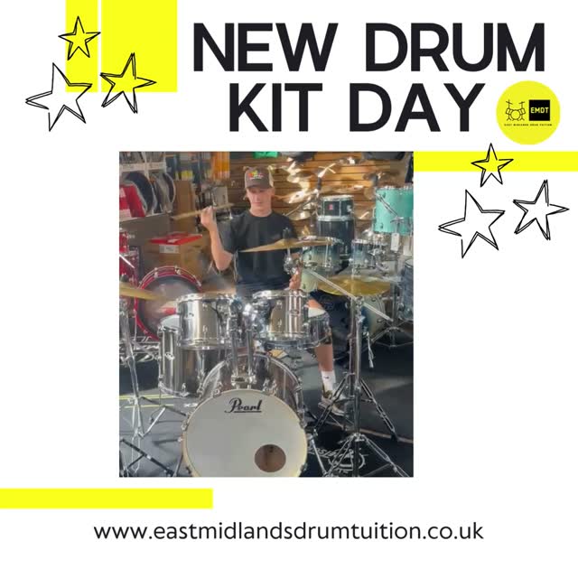 🥁 NEW DRUM KIT DAY! 🎉
A huge congratulations to one of our amazing EMDT Music School students Austin on getting his brand-new drum kit! 🥁
It’s fantastic to see our students taking their drumming outside the lesson room and continuing to practise and develop their skills at home. There’s nothing quite like the feeling of sitting behind your own drum kit and playing your favourite songs! 🎶🤘
From learning the basics to mastering fills, grooves and full songs, we’re proud to be part of Austin's musical journey. 👏
🥁 Keep playing, keep practising and most importantly… keep having fun!
Thinking about starting drums?
🎁 Book your FREE 30-minute trial lesson at EMDT Music School today!
📩 Get in touch to find out more.
EMDT Music School – 🥁🎵
#EMDTMusicSchool #DrumLessons #Drumming #NewDrumKit #YoungDrummer #StudentDrummer #EastMidlands #MusicSchool #LearnDrums #DrumTeacher #Drummers #MusicTuition #FreeTrialLesson