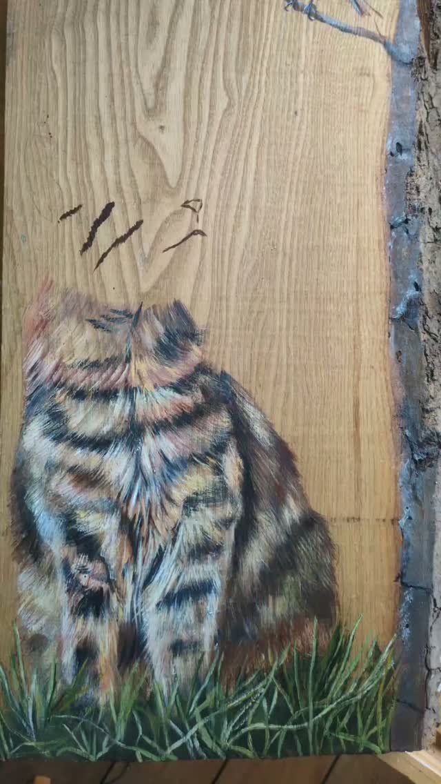 A little work in progress shot for this painting that will be moving to hammershøj dyrlægerne as soon as it's done.
#catstagram #instacats #animalpaintings #paintinganimals