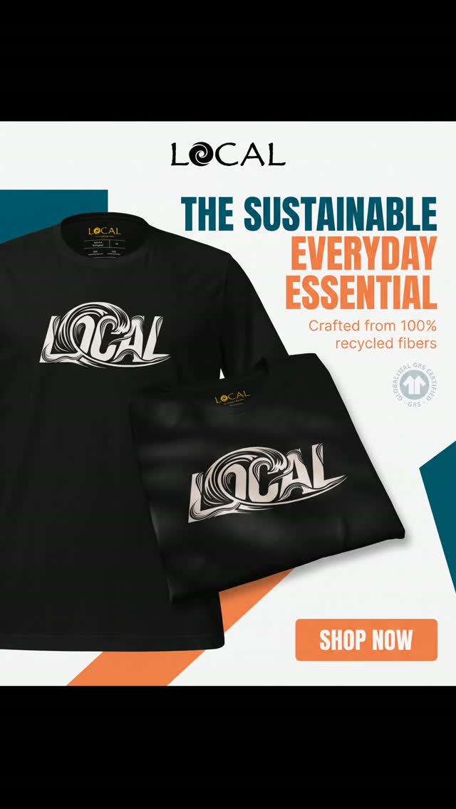 Wear 100% recycled comfort. Soft, sustainable, and perfect for your next outdoor adventure.
.
.
https://www.localclothes.com/product-page/local-clear-wave
#LocalClothes #localclothing #local #surf #surfwear #surfgear #skate #clothing #apparel #style #trendy #localbrand