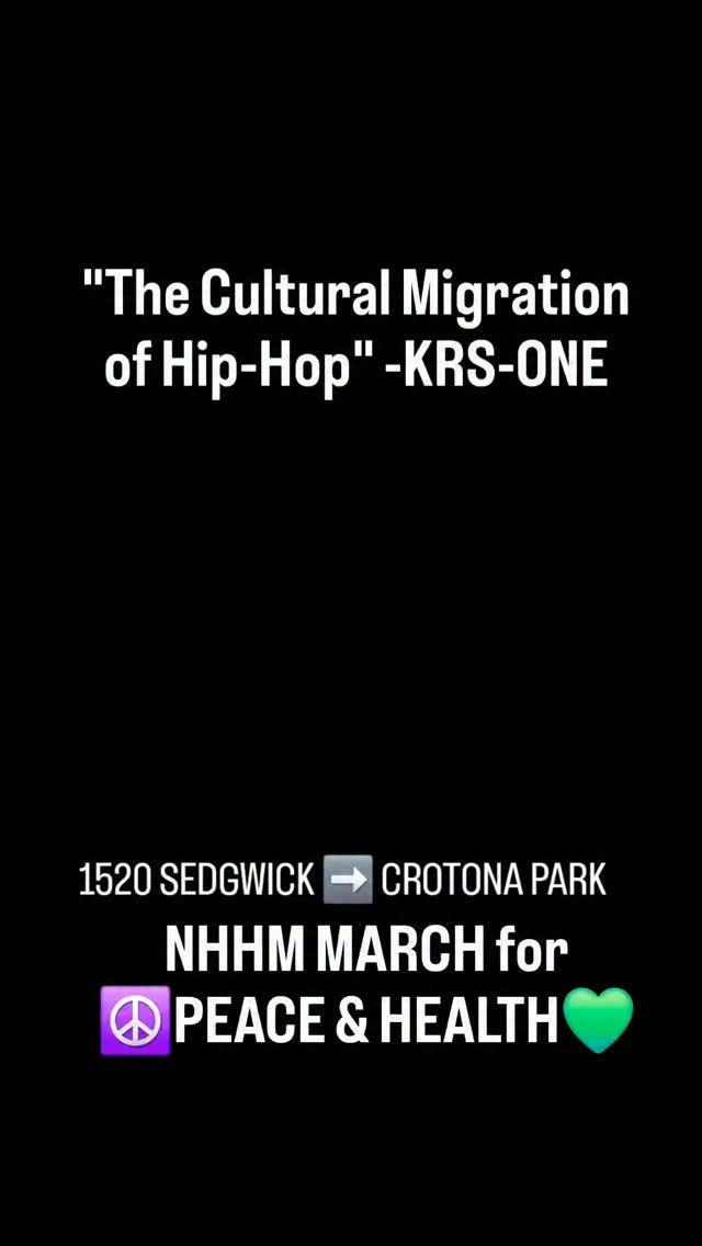 ☮️In 2024 The National Hip-Hop Museum produced a March with the biggest Hip-Hop Legends on Hip-Hop's Birthday in the name of Peace & Health❤️
✊🏾We marched from The Birthplace of Hip-Hop at 1520 Sedgwick Ave to Crotona Park with @teacha_krsone @fatjoe @mclyte @kurtisblow @grandmastercaz07 @mastergeesugarhill @coke_la_rock @therealgrandwizzardtheodore @crazylegs @djdoowop @dj_rbi
🤓Founder @djboom_lv
🎤Executive Director @mastergeesugarhill
💪🏾Executive VP @djquicksilva
🎙Historian @jayquan.hiphop.historian
🎧Music Director @dj_rbi
📽Director @wvision.co and @nicklight01
🖼Resident Artist @sceneism7art
🧢Fashion Director @trueheadzclothing
🎂Fabricators @espazino @alwowcreations
🏅Fabricator @buckeydavis
🏛Chief Curator @anotherredsummer
💻Digital Director @iamclbonline
🎭Ambassadors @hiphoptrooper
@theblingkingz
🎨Creative Director @ajkatzart
🎁Retail Director @ericaparm
🎥Videographer @birthofhiphop
🚘Transportation Director @mnmmmark
🎼Archival & Talent Director @geechiedanofficial
