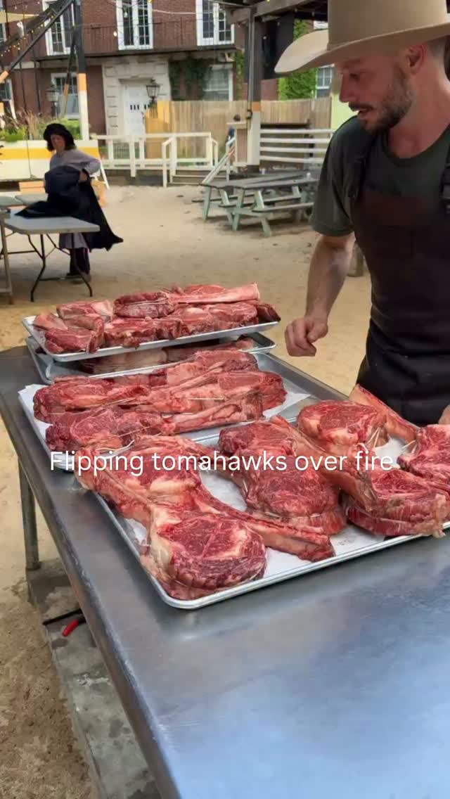 Chef dream job :
Flipping @westholme beautiful Wagyu tomahawks over the open fire with my friend @tblechman in New York at @theodorabeachclub
#beef #fire #chef #event #asado