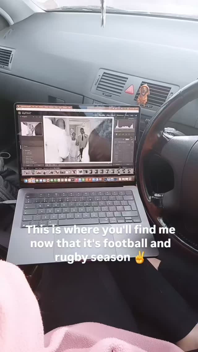Photographer parents, you'll know. Editing season, football and rugby season, having to be on the side of a pitch about 4 times a week!
My car is my office now.
#photographer #dayinthelife #boymum #southwalesweddingphotographer #editingseason