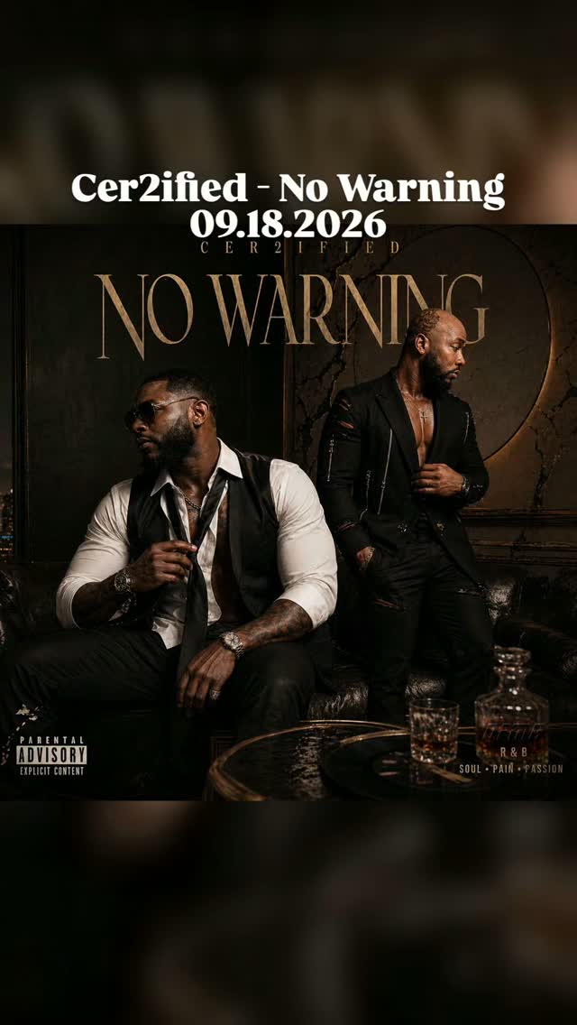 PNW and Worldwide, it's here. 🎶 Our R& "No Warning" — straight outta Memphis via Tacoma with love.
Tap in, run it up, and let us know your favorite bar. 👇
Listen NOW!!
#Cer2ified #NoWarning #TacomaMusic #SeattleRnB #PNW OneFammMusicGroup NewMusicFriday RnBMusic