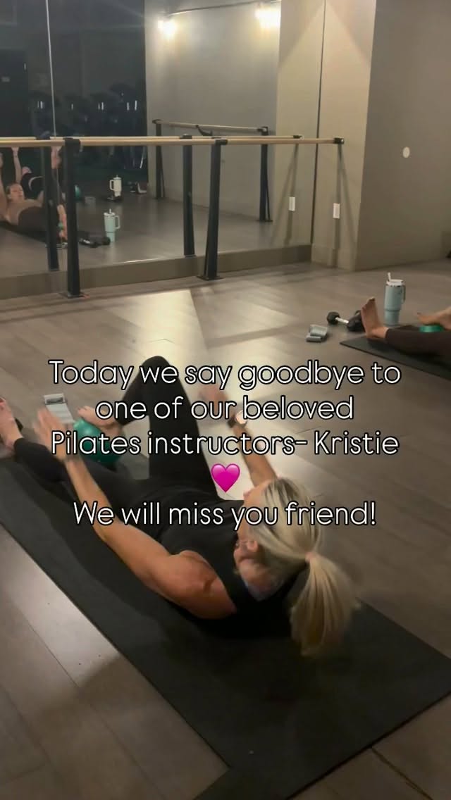 Change is the only constant thing in this life!
We will miss our Pilates Queen Kristi!
Best of wishes on your new chapter in Arizona❤️