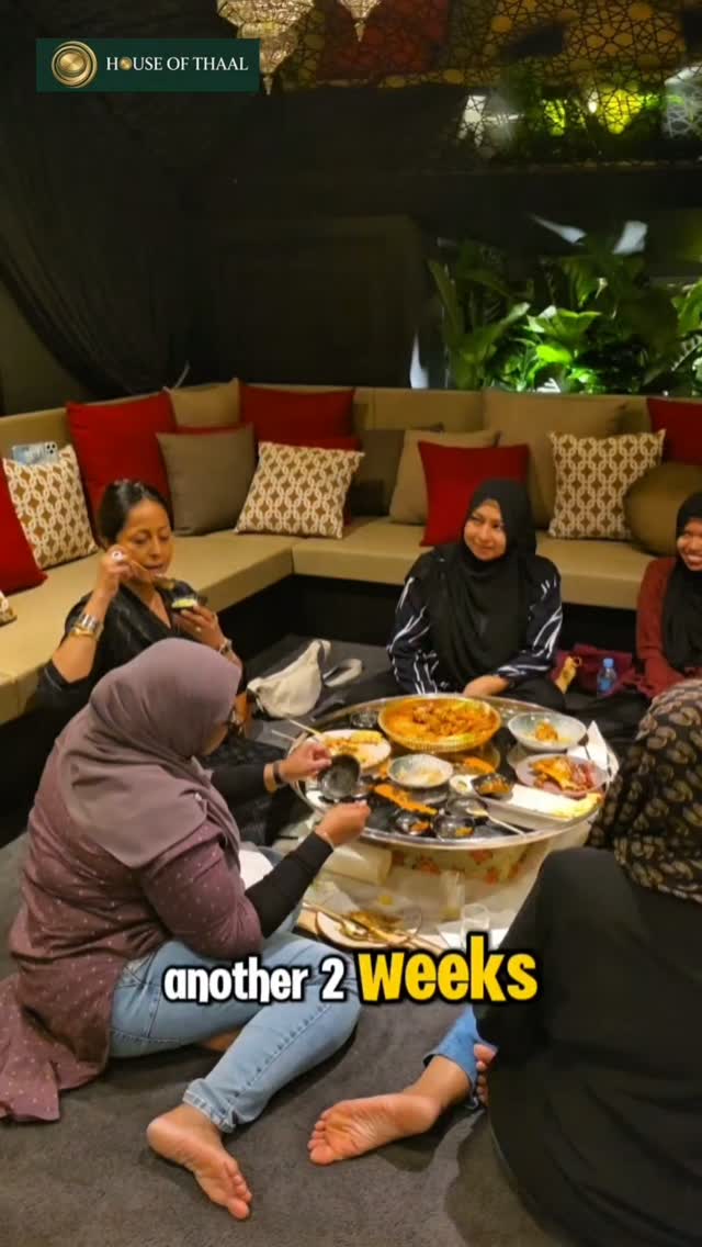 THE TALES AREN’T OVER YET!
You asked. We listened. ❤️
✨ THAAL TALES IS EXTENDED! ✨
Our beloved Thaal Tales experience is staying a little longer — giving you 2 more weeks to gather your favourite people, sit around one thaal, and make unforgettable memories. ✨
But don’t wait too long… once the tales end, they’re gone. 👀
Extended until 4 October
Reservations are open.. book your thaal before it’s too late!
The story continues… ✨