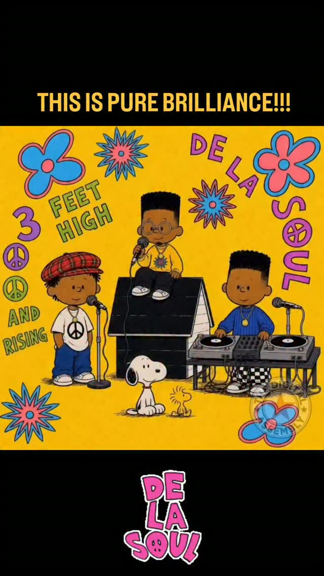 🏵DE LA PEANUTS! This is Dope, Cute & Nostalgic!!!! Via @thedigitalassembly