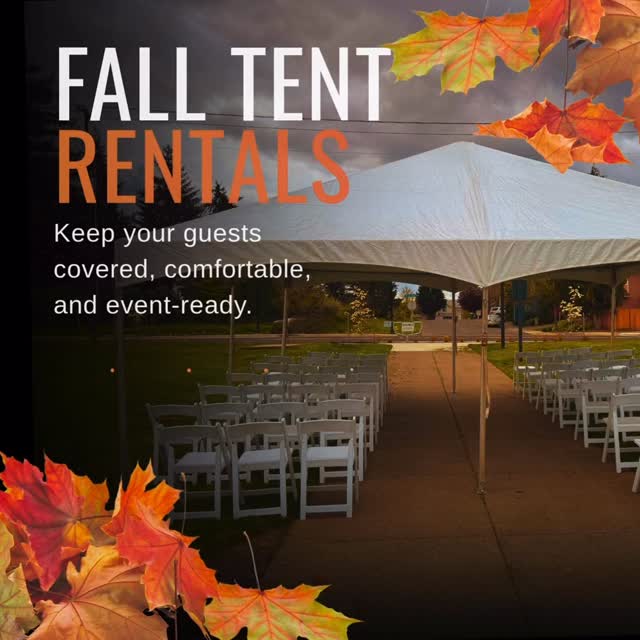 Fall is right around the corner and now is the time to start planning. 🍂
Reserve early to make sure your date is available!
eventrentalsnw.com
#FallEvents #FallWedding #TentRentals #EventRentals #PartyRentals