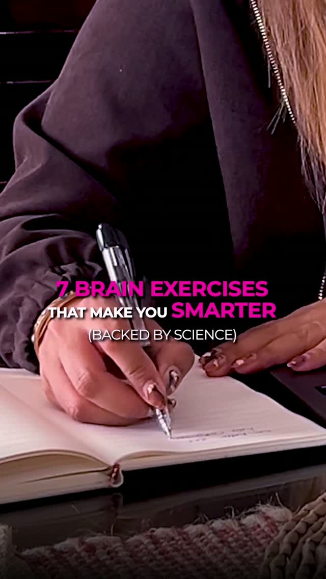 7 brain exercises that actually make you smarter, save this before you scroll past it 👀
1. Recall your day backwards
Your brain hates this, and that struggle is exactly what forces it to build stronger memory pathways so your recall gets sharper every time you do it.
2. Write your worries down before you work
Worry takes up space in your brain like too many tabs open, and writing it out closes those tabs so your brain can actually focus on what's in front of it.
3. Teach one thing you learned today out loud
When you try to explain something your brain immediately shows you what you don't actually understand yet, and fixing those gaps is how learning becomes permanent instead of forgotten by morning.
4. Walk before you study, not after
It releases a protein that helps your brain wire new information in, and it stays active for hours after you stop moving so everything you learn right after actually sticks.
5. Use your other hand for one thing every day
It wakes up parts of your brain that normally stay asleep and forces both sides to talk to each other, which makes you sharper at thinking through problems you've never seen before.
6. Do nothing for 10 minutes after you learn something
Your brain saves new information during rest, not while you're busy. Every time you grab your phone right after studying you're basically hitting delete on everything you just learned.
7. Write down one question you couldn't answer before you stop
Your brain treats an unfinished question like an open door and keeps working on it without you even trying. You'll wake up with answers you didn't have the night before.
Save this and actually try one today.
(brain exercises, neuroscience, get smarter, study tips, brain training, self improvement, cognitive science, learning tips, memory improvement, mental fitness, growth mindset, productivity, science backed, brain hacks, focus tips, burnout tips, success tips)