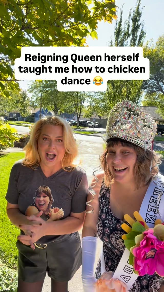Who’s ready to watch me chicken dance at Local’s Day in Sunriver this Saturday? 😂🐔
