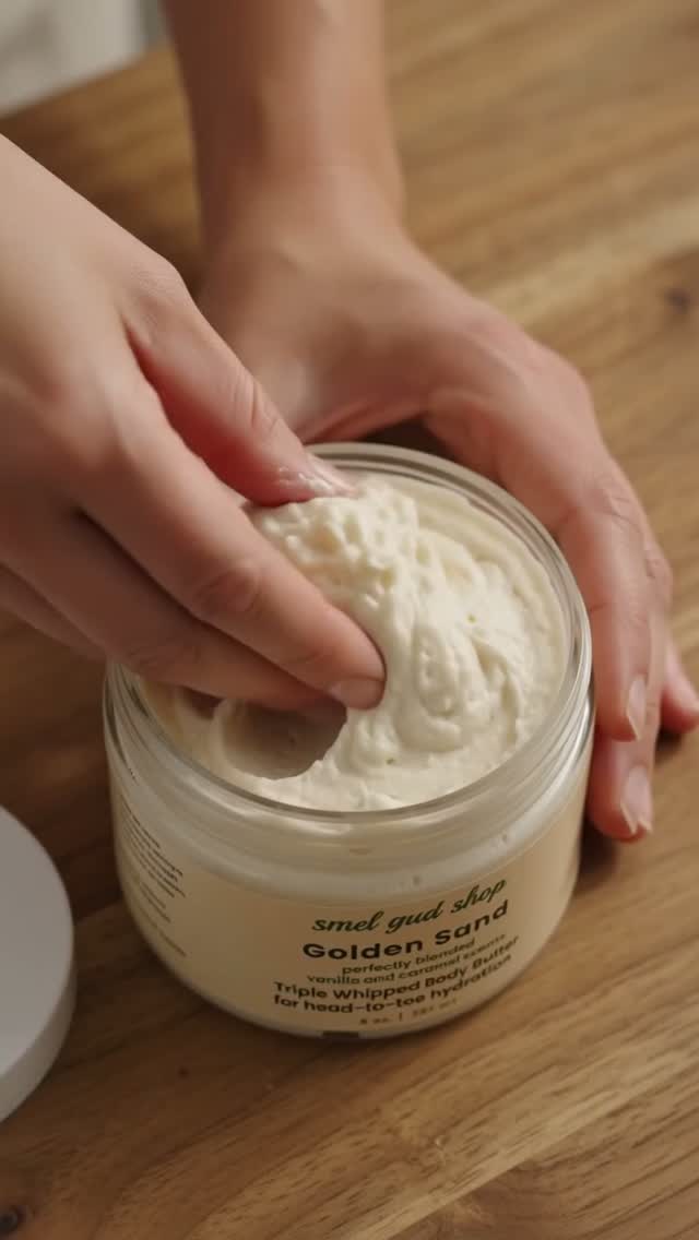 Every jar is whipped by hand, in small batches, with organic shea, avocado and mango butter - nothing you can't pronounce. This is what cruelty-free, community-sourced self-care really looks like. We're a small shop making skincare with care, so you always know exactly what's on your skin. Head to the link to try our Organic Whipped Vegan Body Butter.