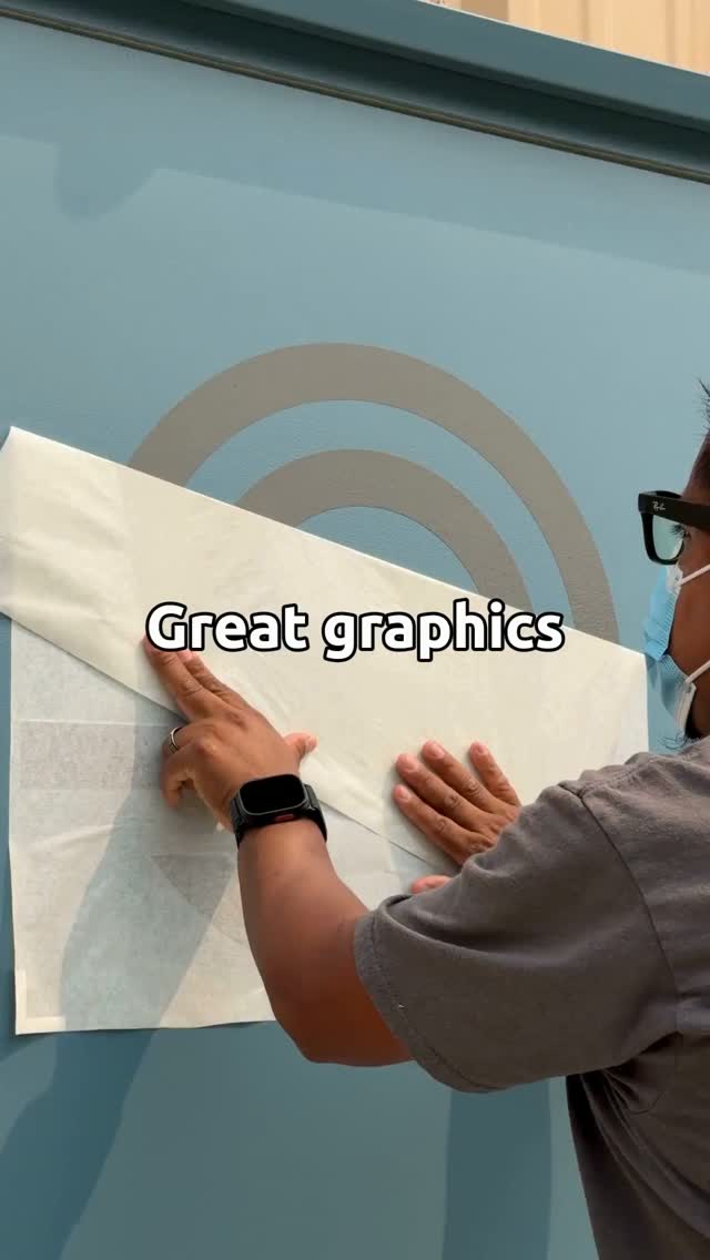 A great print is only half the job. Getting it installed correctly is what brings the whole project together.
Our team handles the installation, too, helping make sure everything is measured, aligned, and looking its best from the start.