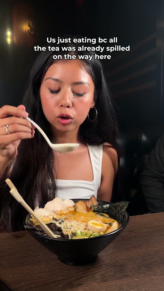 Tea's already spilled, ramen's still hot 🍜😂
📍 2600 W Sahara Ave Ste 119
🕒 Mon-Thurs 11am-12am / Fri Till 1am
🕒 Sat 11:30am-1am / Sun 11:30am-12am
#RamenLasVegas #TomiRamen