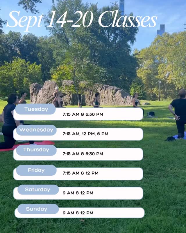 See you on your mat this week 🧘♂️💪☀️🫶
#centralparkpilates #pilatesinthepark #upperwestside #matpilates