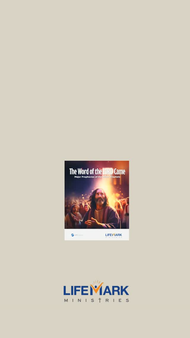 📖 MEET THE PROPHET: MICAH
What does God actually want from you?
Not more religious performance.
Not a longer spiritual resume.
Micah 6:8:
→ Act justly
→ Love mercy
→ Walk humbly with your God
Three things. Clear and demanding.
Micah cuts through all the noise and tells us exactly what God is looking for.
Purchase our study guide to study each of the minor prophets.
LifeMarkMinistries.org/Resources