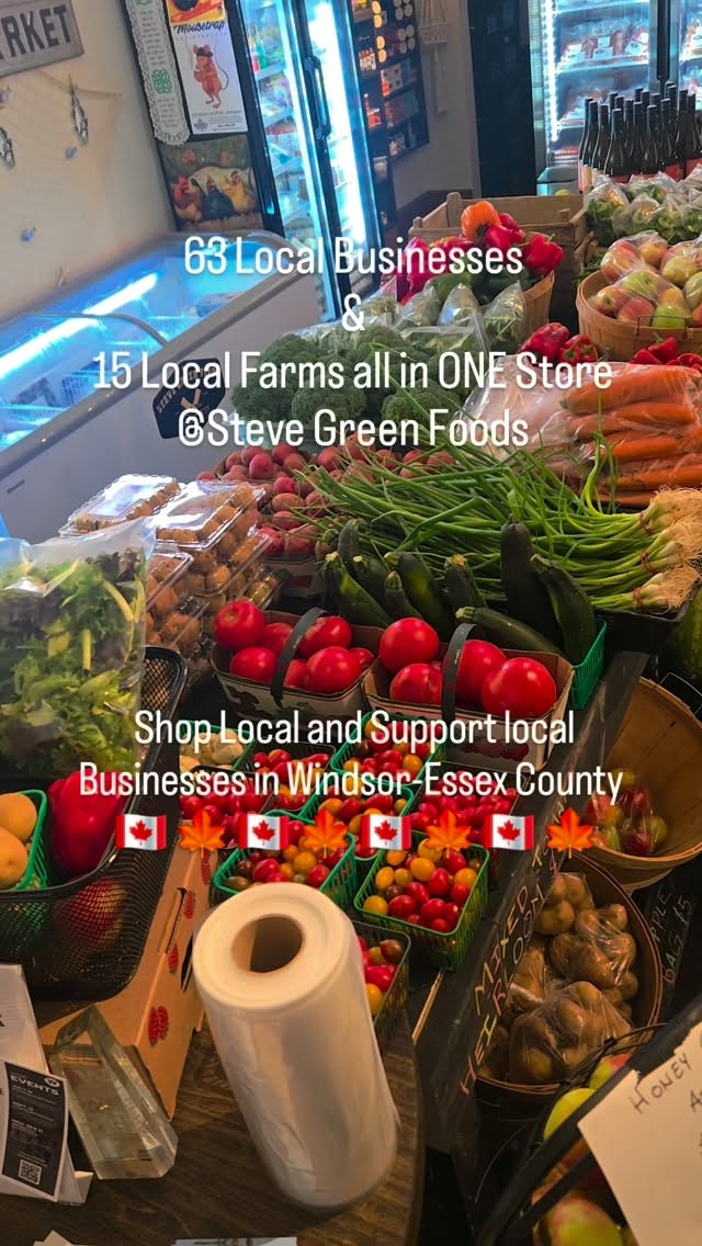 Shop local with you $$$ where local means more
.
We believe that supporting other small businesses in our community is more important than increasing our profit margins.
@stevegreenfoods we support #localbusinesses in #windsoressexcounty because our community matters to us more than the big box stores.
.
1506 Wyandotte Street East
Corner of Wyandotte St and Gladstone
In the heart of @visitwalkerville
.
No food terminal products from a farm you can't name. No sketchy meat, no eggs from a chicken prison & no produce from half way around the world.
.
All local
All the Time
Always Fresh
Always π¨π¦ π¨π¦ π¨π¦ π¨π¦
.
.
Garant Greens
Grow Better. Eat Better.
.
.
.
#Windsor #localfarm #yqg