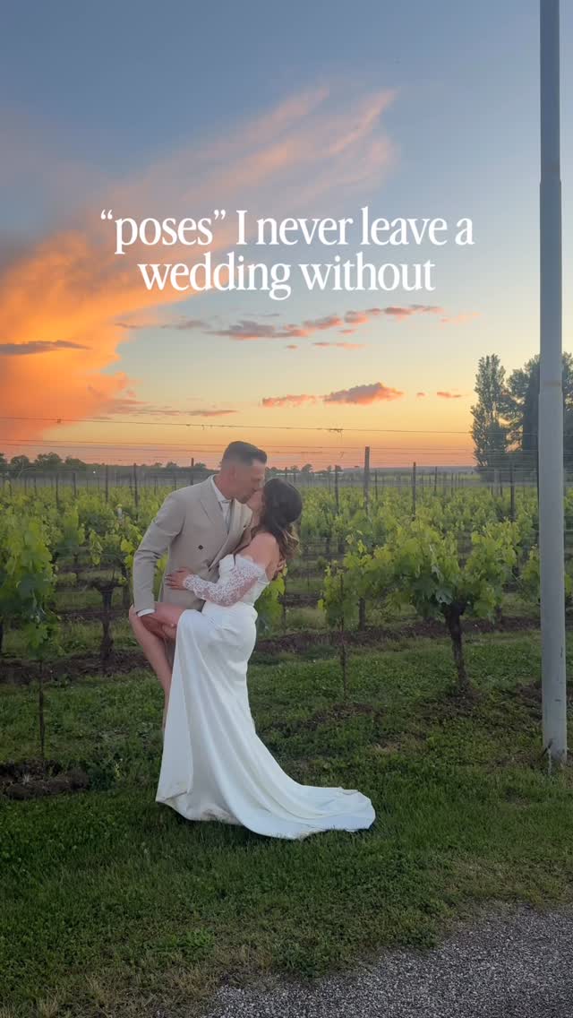 Some poses just work every. single. time. 🤌🏻
No matter how much I love capturing all the spontaneous in between moments, there are a few poses I’ll always sneak into a wedding gallery.
Easy, flattering and never too posed.
Which one is your favorite?
#WeddingPoses #WeddingPhotography
#WeddingPhotographer #EditorialWeddingPhotography