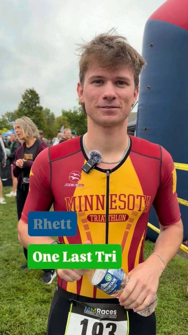 Big thanks for @minnesotatriathlon for joining us at One Last Tri! 🏊♀️🚴♂️🏃🏽