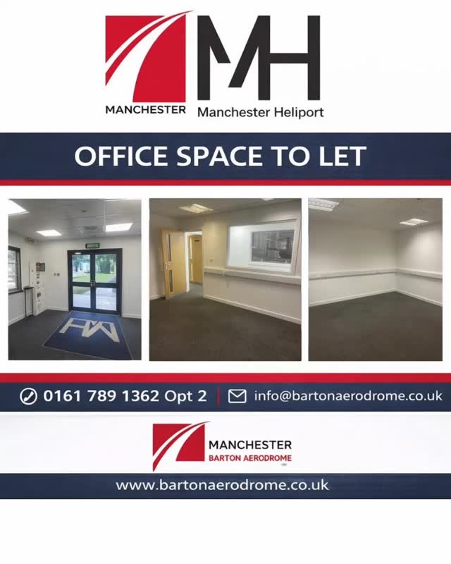 Looking for a unique location for your business, not far from the city centre and close to all the major motorway links? Give us a call ☎
✅ On a unique site with immediate availability
✅ Just seven miles from the City Centre
✅ Close to all the major motorway networks
#bartonaerodrome #manchester #office #buisness #workspaces