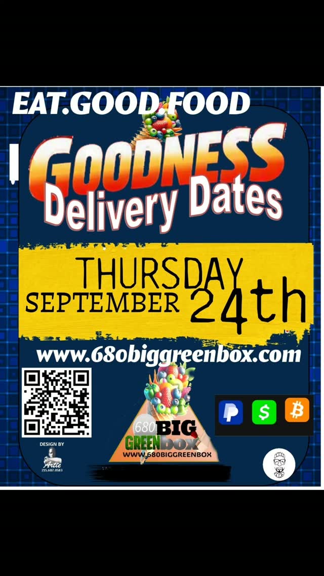 POW... ORDER GOODNESS TODAY AND WIN #eatgoodfood @680biggreenbox