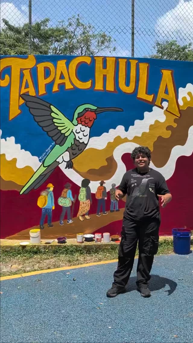 Hoy pintamos un mural en honor a una de las aves migratorias mas impresionantes de todas
#arte #mural #polinizadores #educacionambiental #avesmigratorias