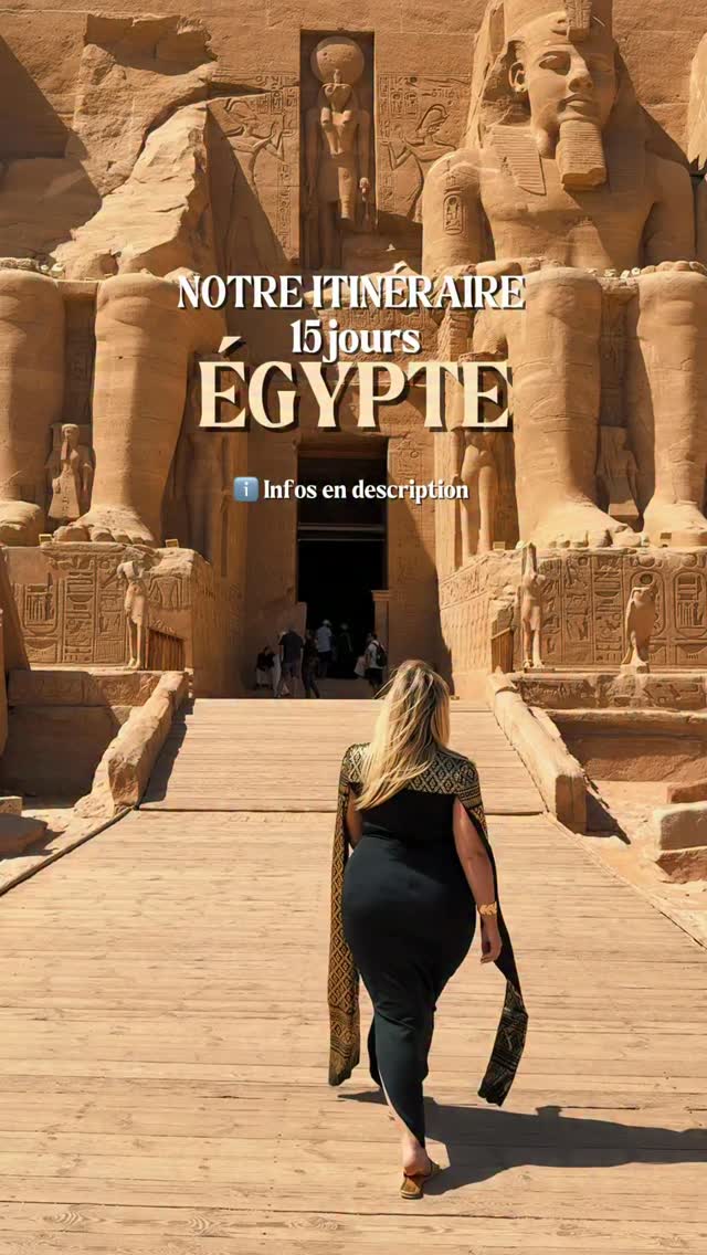 🇪🇬 15 JOURS EN ÉGYPTE : NOTRE ITINÉRAIRE COMPLET ! ✈️🐪
📍 Notre itinéraire étape par étape :
🌊 Jours 1 à 3 : Sharm el-Sheikh (3 jours)
On commence le voyage au bord de la mer Rouge, entre plages paradisiaques, snorkeling et sa mosquée Al Sahaba 😍
✈️ Vol intérieur vers Le Caire
🐪 Jours 4 et 5 : Gizeh (2 jours)
Direction les mythiques pyramides de Gizeh et le Sphinx, des merveilles qu’on rêvait de découvrir de nos propres yeux !
🏙️ Jour 6 : Le Caire (1 jour)
Une journée pour explorer la capitale égyptienne et découvrir son musée unique.
🏛️ Jour 7 : Saqqarah (1 jour)
Direction Saqqarah pour découvrir notamment la pyramide à degrés de Djéser, l’une des plus anciennes pyramides d’Égypte !
✈️ Vol intérieur vers Assouan
⛵ Jours 8 à 10 : Assouan (3 jours)
On descend dans le sud de l’Égypte pour découvrir Assouan, ses paysages magnifiques et ses temples, avec une journée consacrée à l’incroyable site d’Abou Simbel !
🚕 Trajet en taxi vers Louxor
🚕 Sur la route d’Assouan à Louxor : arrêt à Esna
Nous avons profité de notre trajet en taxi entre Assouan et Louxor pour faire une halte à Esna et découvrir son magnifique temple de Khnoum, une petite pépite à ne pas manquer sur la route ! 🏛️✨
🏛️ Jours 11 à 15 : Louxor (4 jours)
On termine notre voyage à Louxor, véritable musée à ciel ouvert ! Entre les temples de Karnak et de Louxor, la Vallée des Rois.
Et vous, l’Égypte fait partie de votre liste de voyages de rêve ? 🇪🇬
Enregistrez ce post pour préparer votre futur voyage et partagez-le avec la personne avec qui vous aimeriez découvrir l’Égypte ! ✈️
#Égypte #VoyageEgypte #ItineraireEgypte #Gizeh #Louxor Assouan AbouSimbel