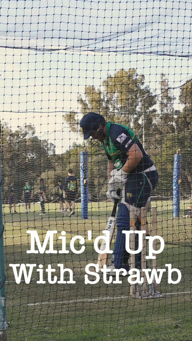 Mic'd Up with Strawb 🍓
The first turf nets session of the season
.
.
.
.
Video credit: @benchedsportsphotography